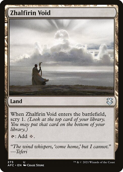 Zhalfirin Void - Forgotten Realms Commander (#273) - Illustrated by Chase Stone - Magic: The Gathering Card