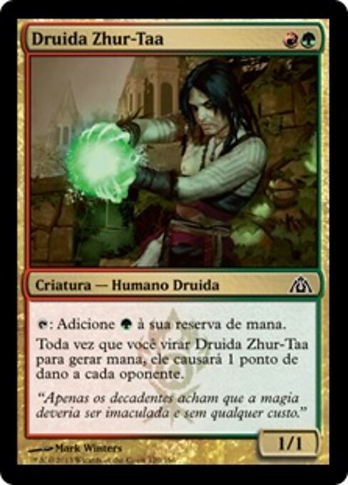 ザル＝ターのドルイド (Zhur-Taa Druid) - Commander 2016 (#232) - Illustrated by Mark Winters - Magic: The Gathering Card