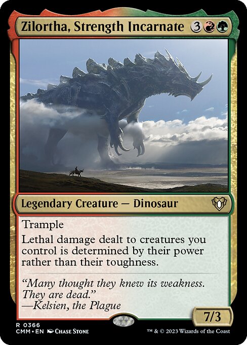 Zilortha, Strength Incarnate - Commander Masters (#366) - Illustrated by Chase Stone - Magic: The Gathering Card