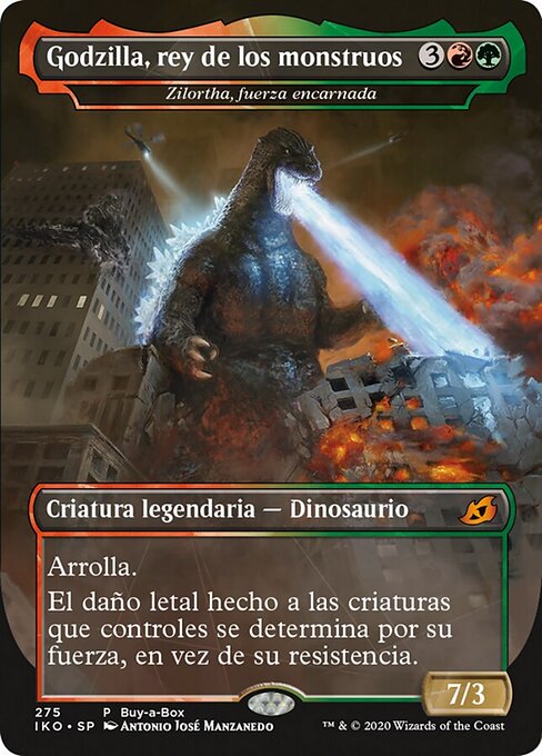 力の具現、ジローサ (Zilortha, Strength Incarnate) - Commander Masters (#366) - Illustrated by Chase Stone - Magic: The Gathering Card