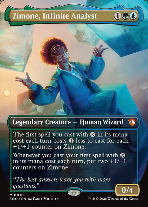 Zimone, Infinite Analyst - Secrets of Strixhaven Commander Magic card