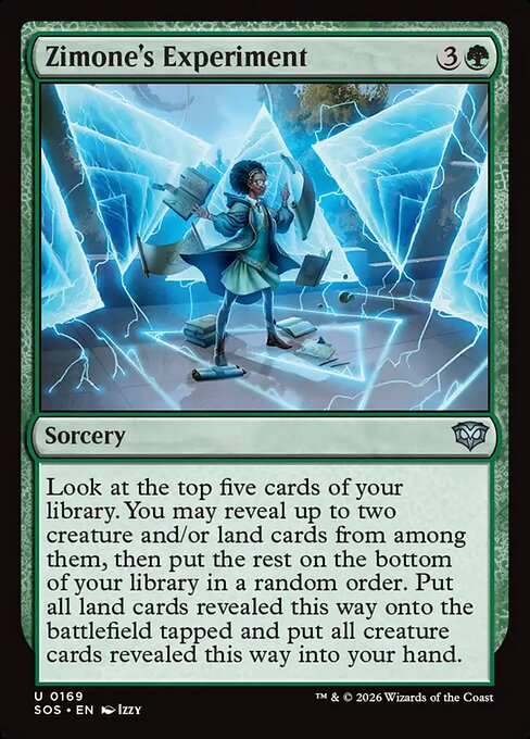 Zimone's Experiment - Secrets of Strixhaven Magic card