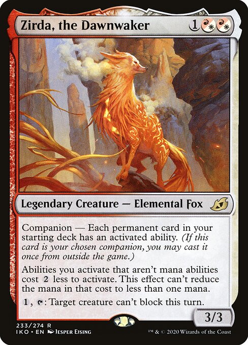 Zirda, the Dawnwaker - Ikoria: Lair of Behemoths (#233) - Illustrated by Jesper Ejsing - Magic: The Gathering Card