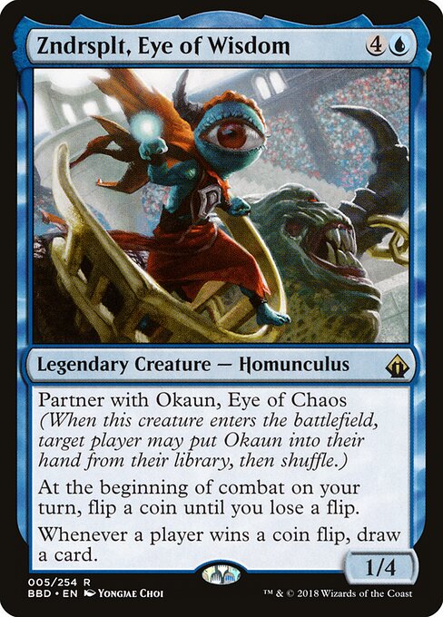 Zndrsplt, Eye of Wisdom - Battlebond (#5) - Illustrated by Yongjae Choi - Magic: The Gathering Card