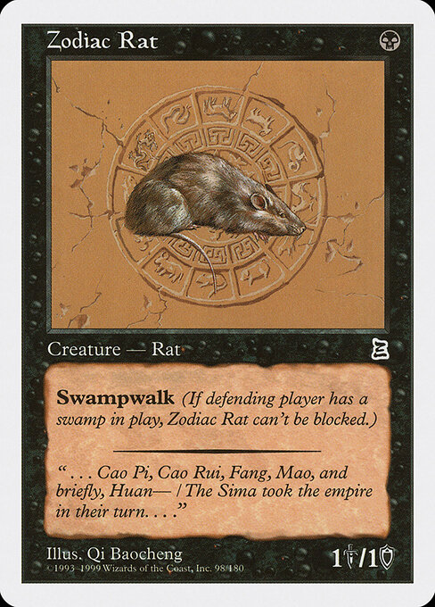 Zodiac Rat - Portal Three Kingdoms Magic card