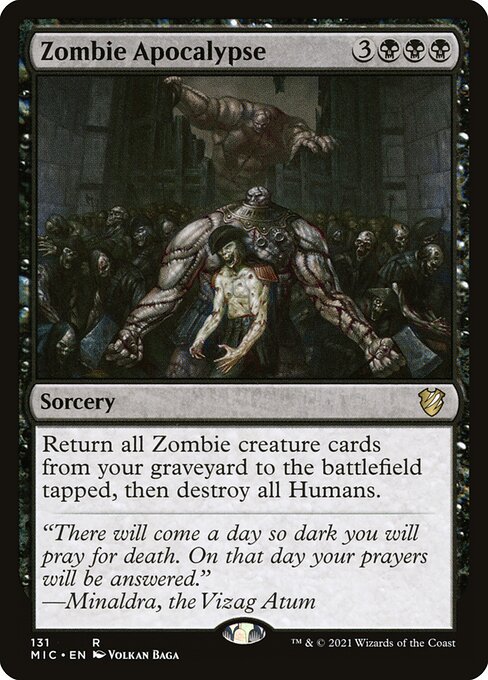 Zombie Apocalypse - Midnight Hunt Commander Magic card
