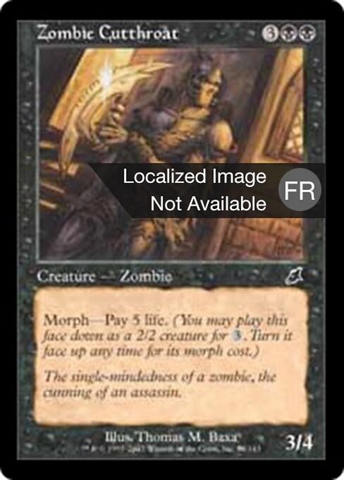 Zombie Cutthroat - Scourge (#81) - Illustrated by Thomas M. Baxa - Magic: The Gathering Card