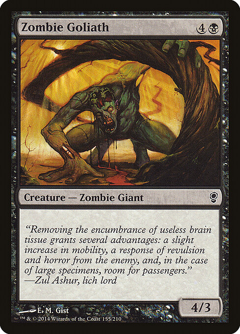 Zombie Goliath - Conspiracy Magic card