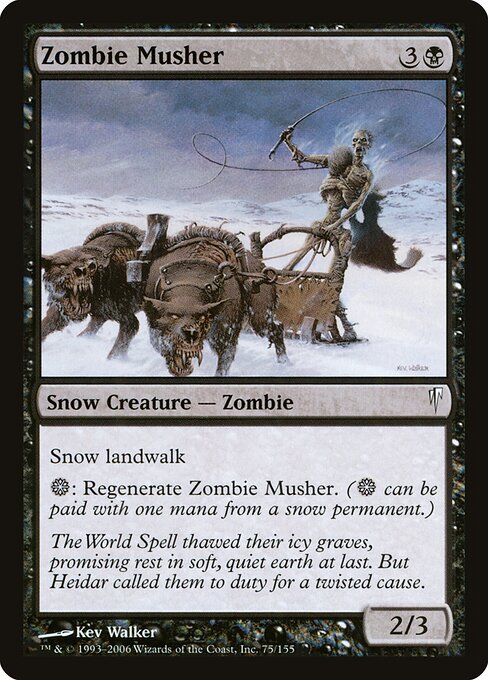 Zombie Musher - Coldsnap Magic card