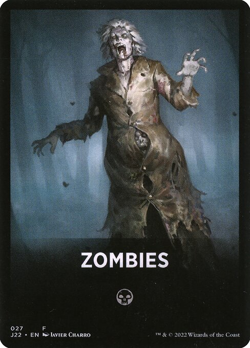 Zombies - Jumpstart 2022 Front Cards (#27) - Illustrated by Javier Charro - Magic: The Gathering Card