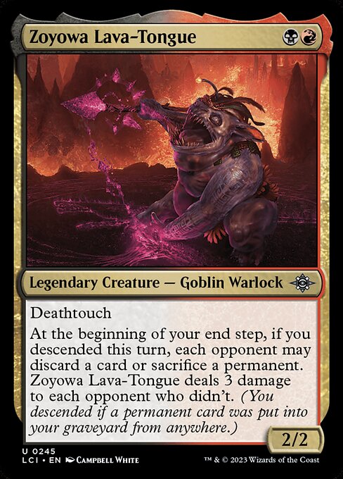 Zoyowa Lava-Tongue - The Lost Caverns of Ixalan Magic card