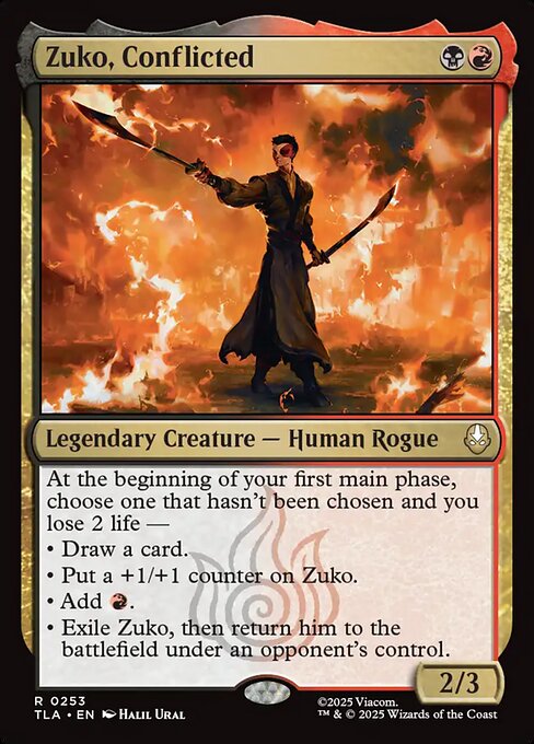 Zuko, Conflicted