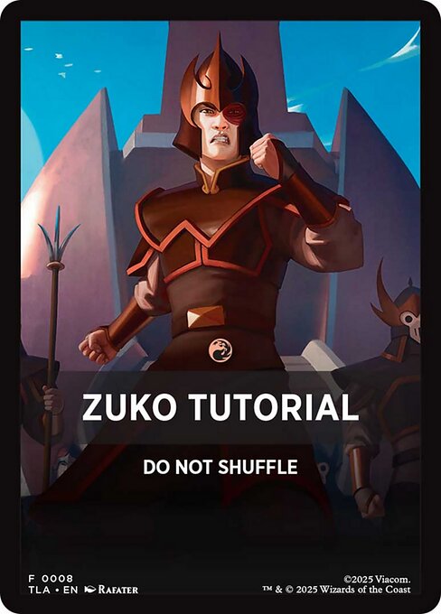 Zuko Tutorial - Avatar: The Last Airbender Beginner Box Front Cards (#8) - Illustrated by Rafater - Magic: The Gathering Card