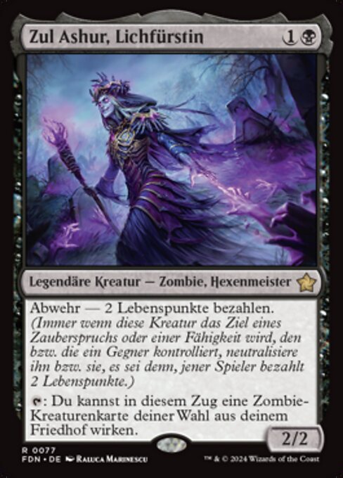 Zul Ashur, Lich Lord