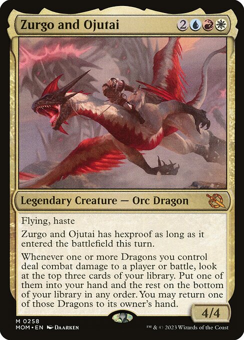 Zurgo and Ojutai - March of the Machine Magic card
