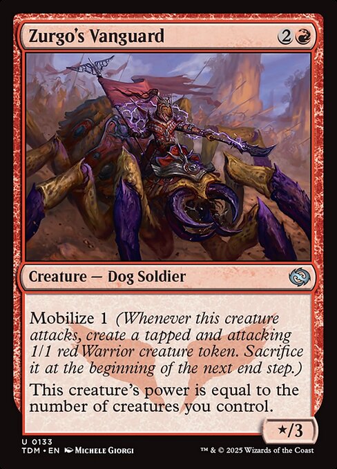 Zurgo's Vanguard - Tarkir: Dragonstorm Magic card