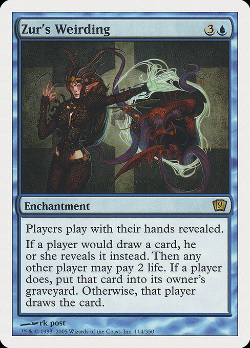 Zur's Weirding - Ninth Edition Magic card