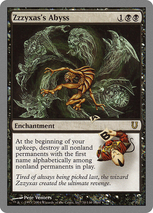 Zzzyxas's Abyss - Unhinged Magic card