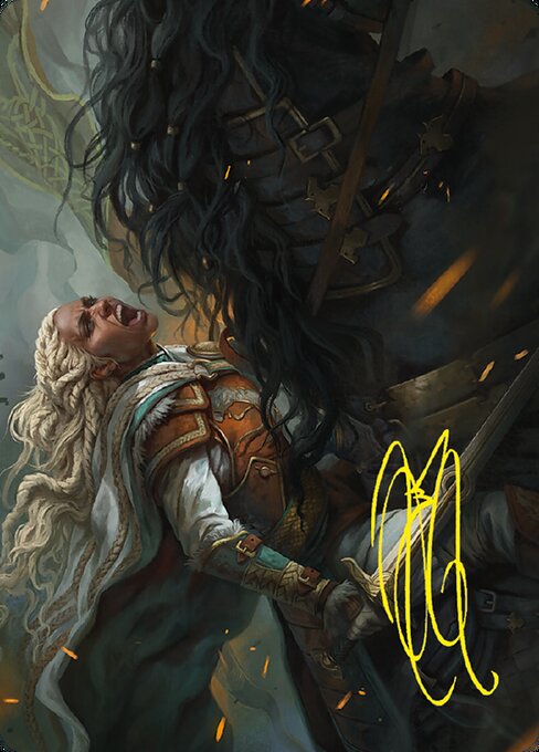 Éowyn, Fearless Knight // Éowyn, Fearless Knight - Tales of Middle-earth Art Series (#15) - Illustrated by Magali Villeneuve - Magic: The Gathering Card